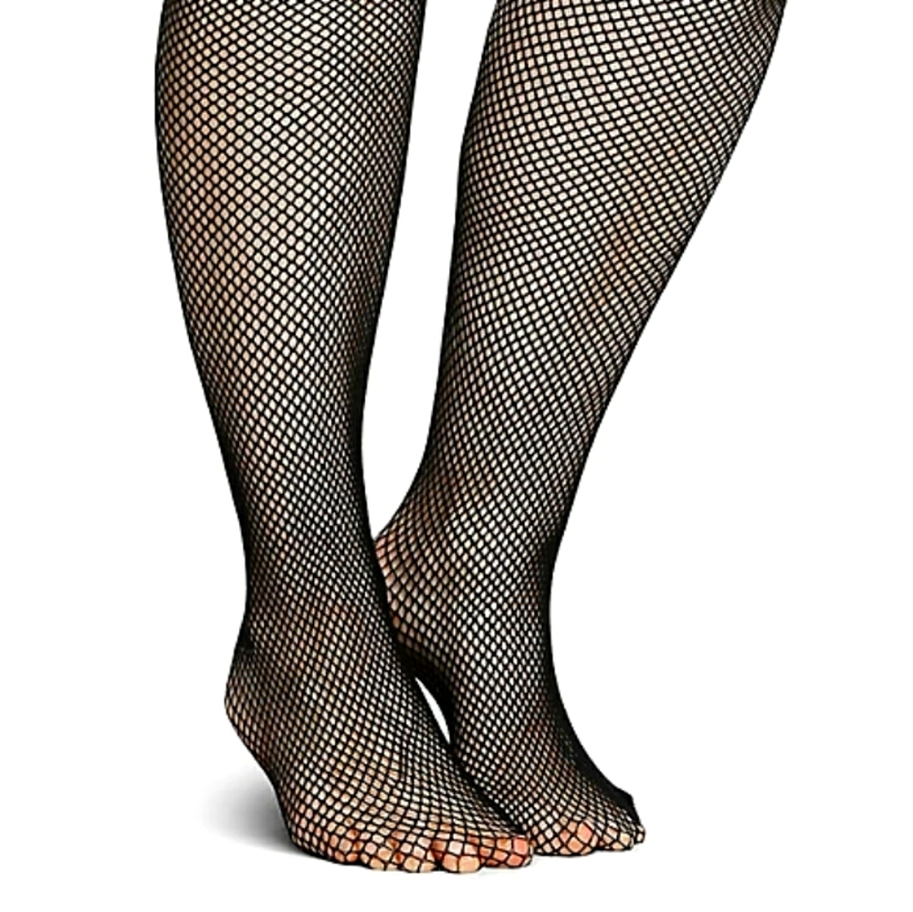 🆕 1X / 2X PLUS SIZE BLACK FISHNET TIGHTS